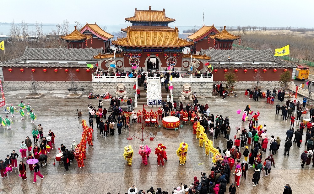 省级非遗“盐神祭祀习俗”成亮点 第十七届渔盐文化节暨二月二龙抬头节开幕