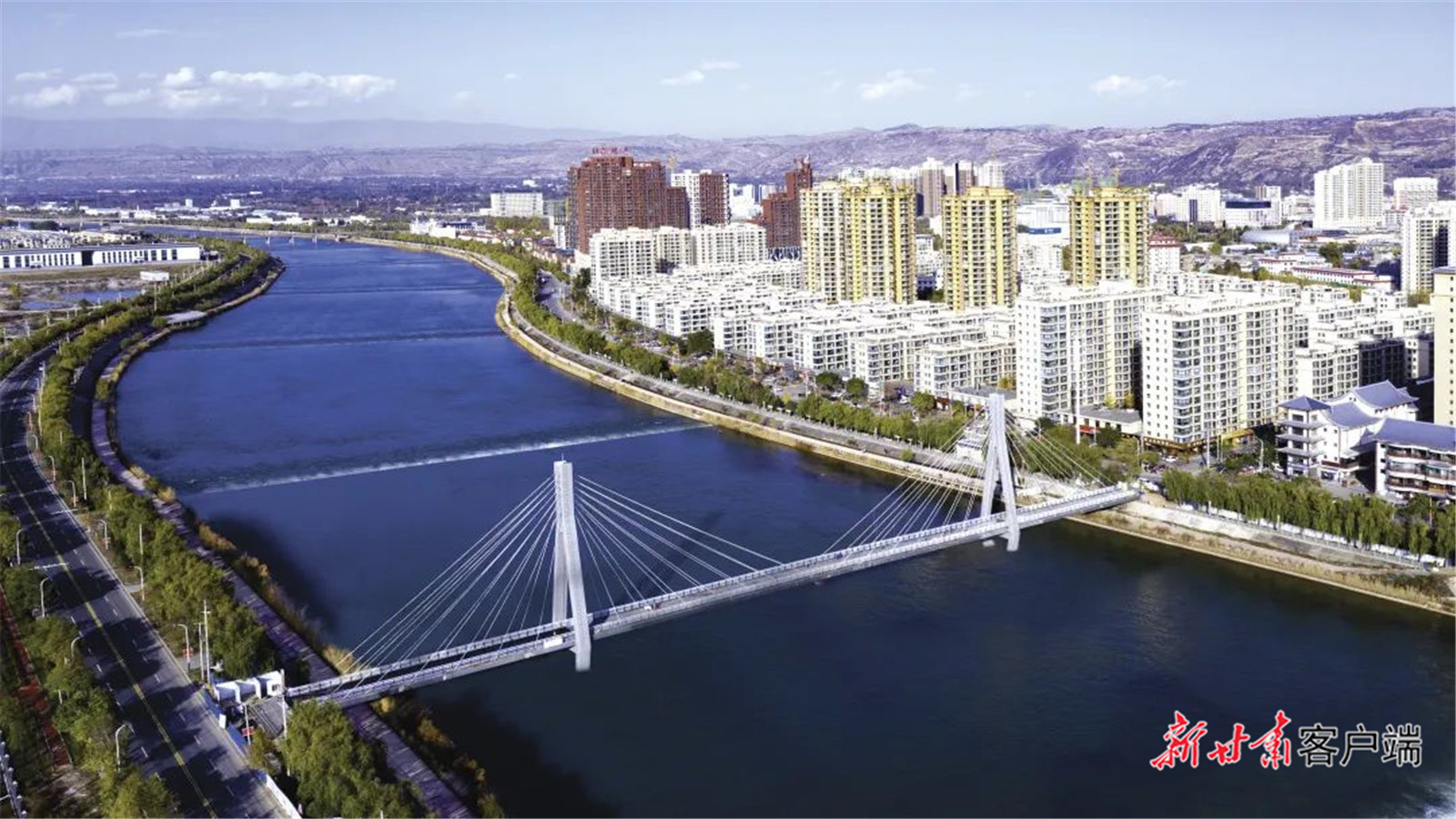 △临洮县城全景(边国鹏 摄)