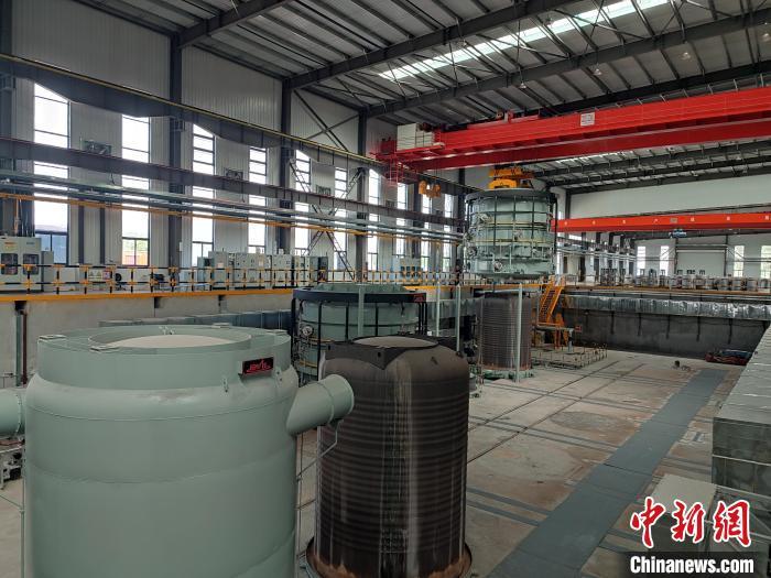 辰信轴承科技(山东)有限公司的智能化车间。宁阳县委宣传部供图