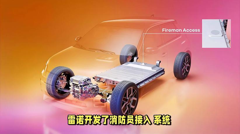 雷诺“消防员接入”系统：电池热失控的应急解决方案