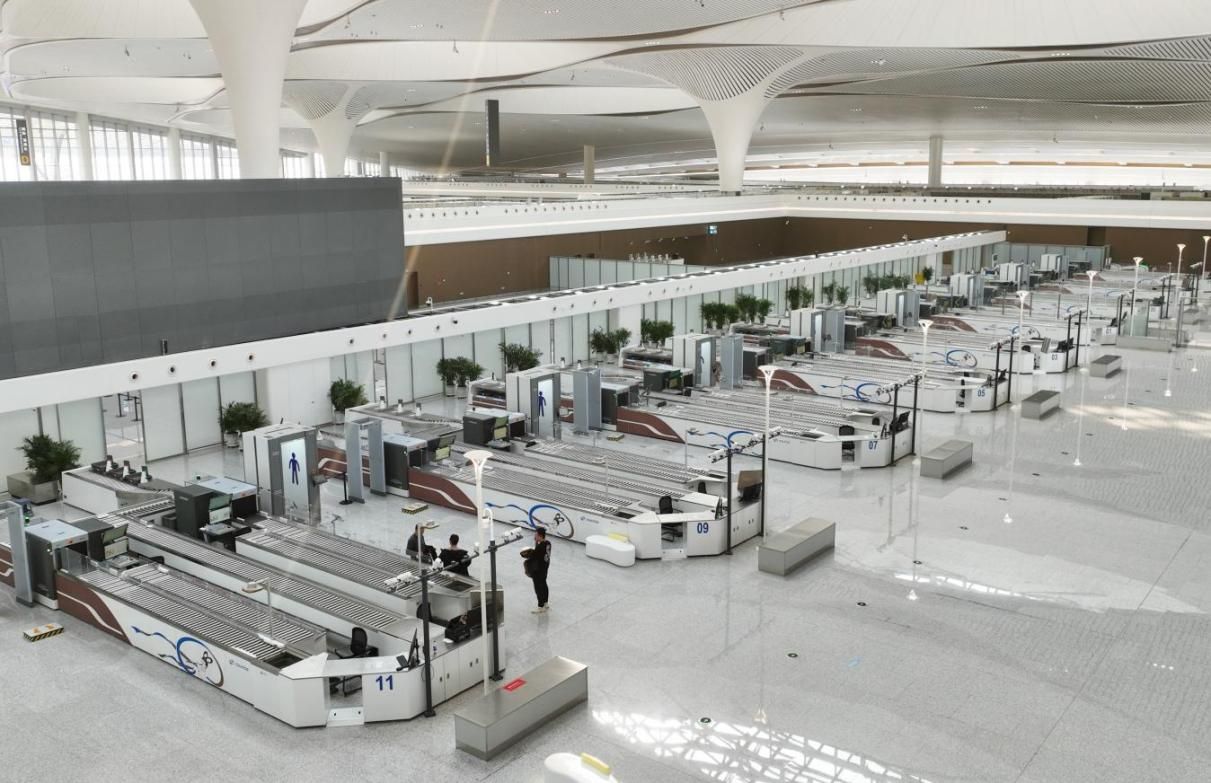 T3航站楼智慧安检通道　摄影/张斌