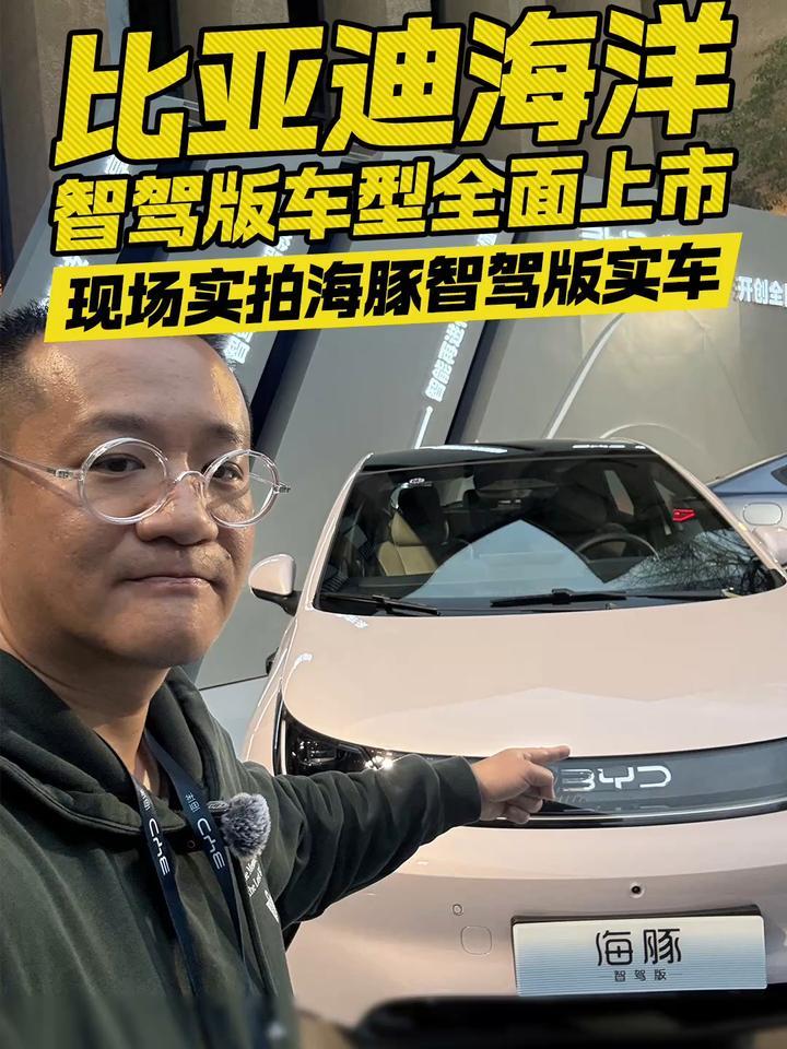 比亚迪海洋智驾版车型全面上市 现场实拍海豚智驾版实车