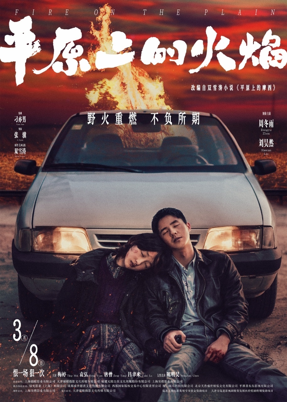 《平原上的火焰》海报