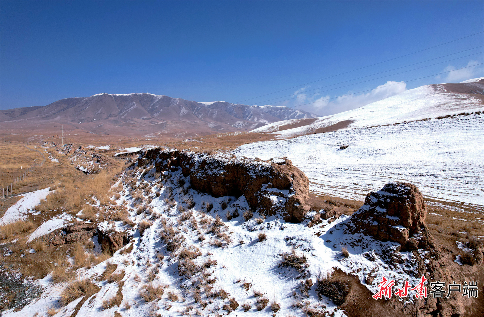 乌鞘岭明长城　新甘肃&middot;甘肃日报记者　金奉乾摄