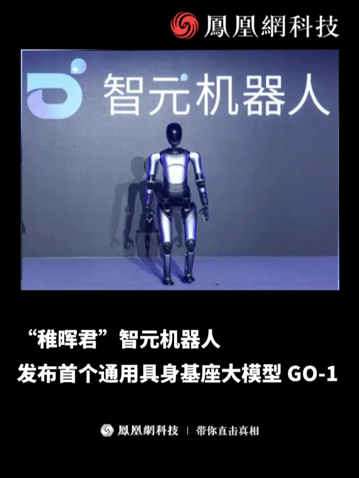 “稚晖君”智元机器人 ，发布首个通用具身基座大模型 GO-1 #智元机器人  #机器人  #大模型  #人工智能  #热点
