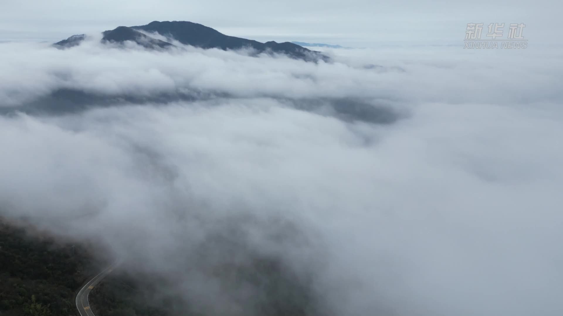 湖南城步：平流云海漫南山“云端仙境”绘生态画卷