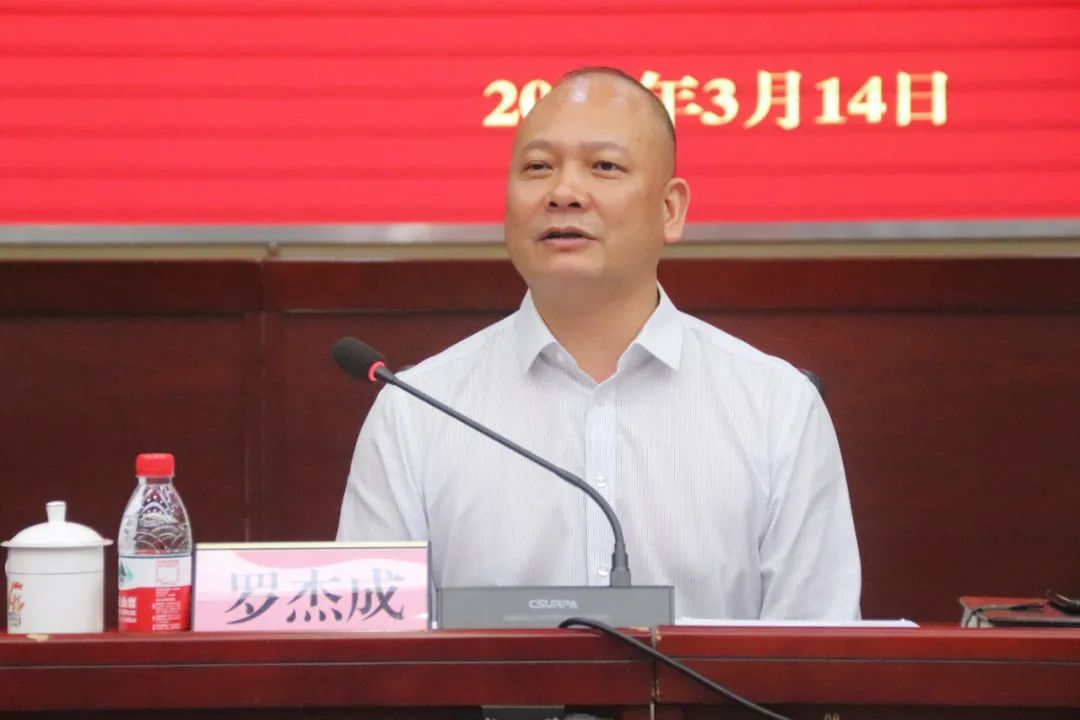 图:乐平镇镇长罗杰成致辞