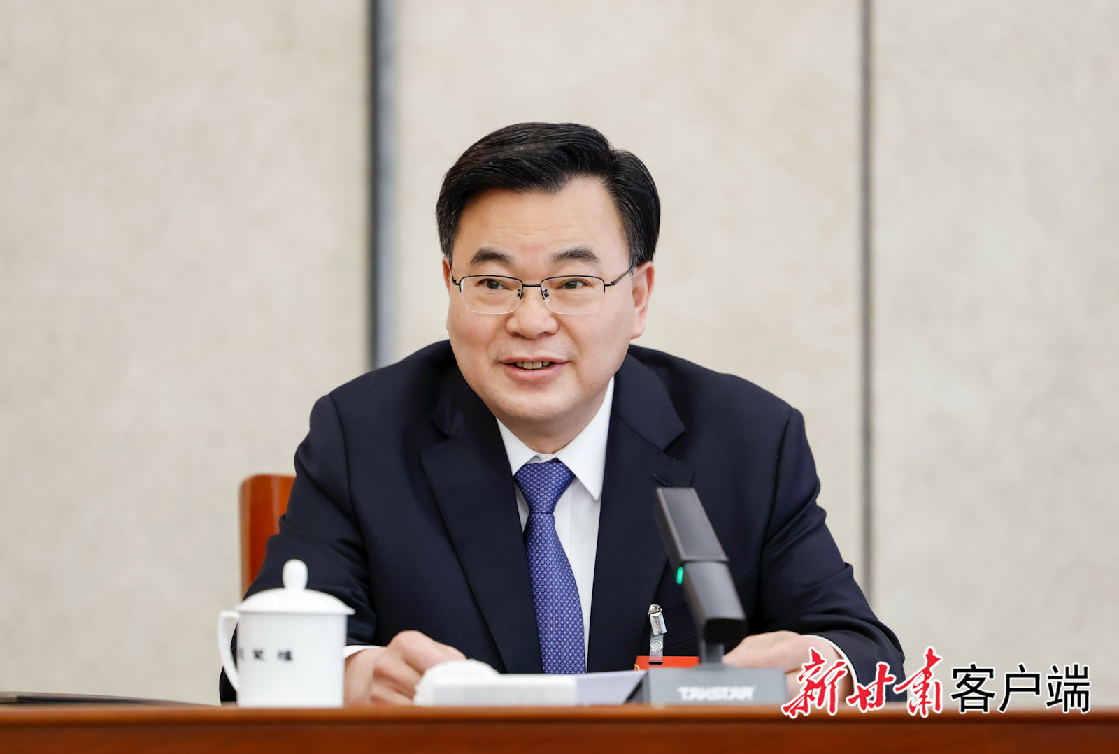 3月9日下午，全国人大代表、省委书记、省人大常委会主任胡昌升在甘肃代表团审议最高人民检察院工作报告。新甘肃·甘肃日报记者　孟捷