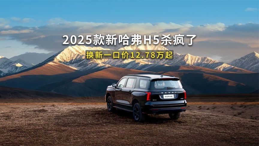2025款新哈弗H5杀疯了！12.78万起就能买四驱全尺寸SUV？