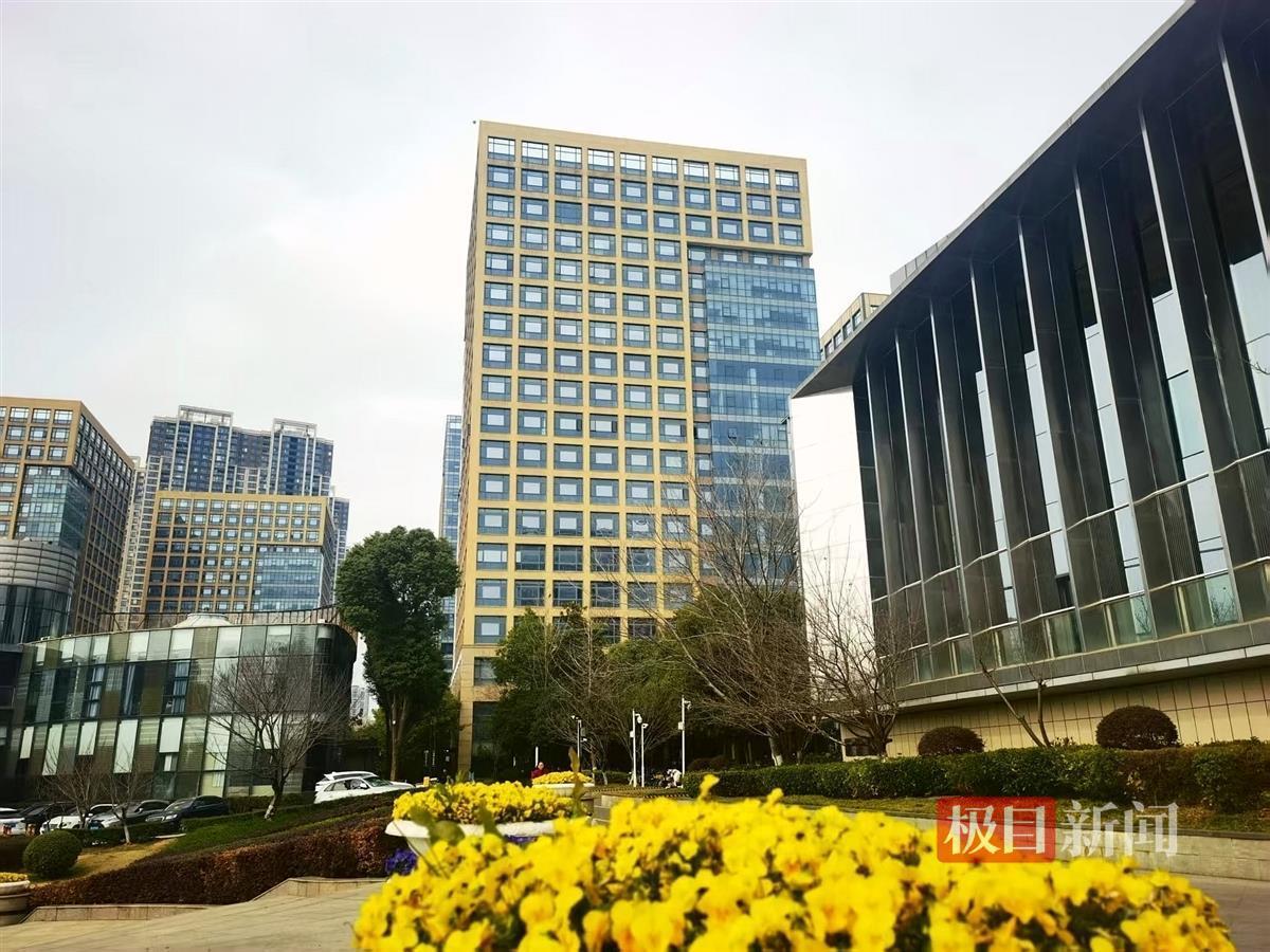 一栋楼就是一个企业孵化器(极目新闻记者邹斌、胡长幸摄)