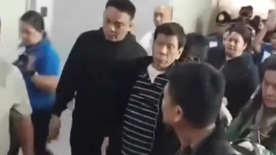 杜特尔特被捕画面曝光
