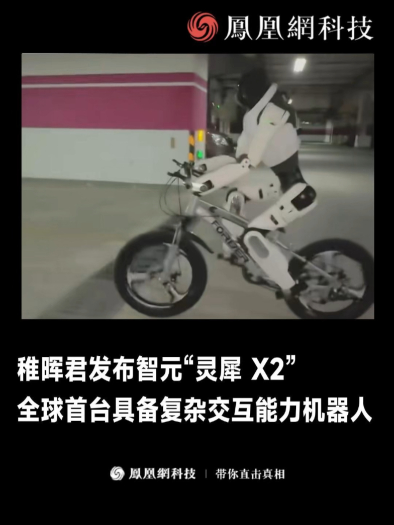 B站UP主稚晖君发布智元“灵犀X2” 全球首台具备复杂交互能力机器人 #科技 #人形机器人 #人工智能 #AI #稚晖君