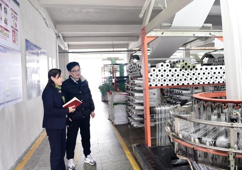 赣州中行走访了解环保材料企业融资需求