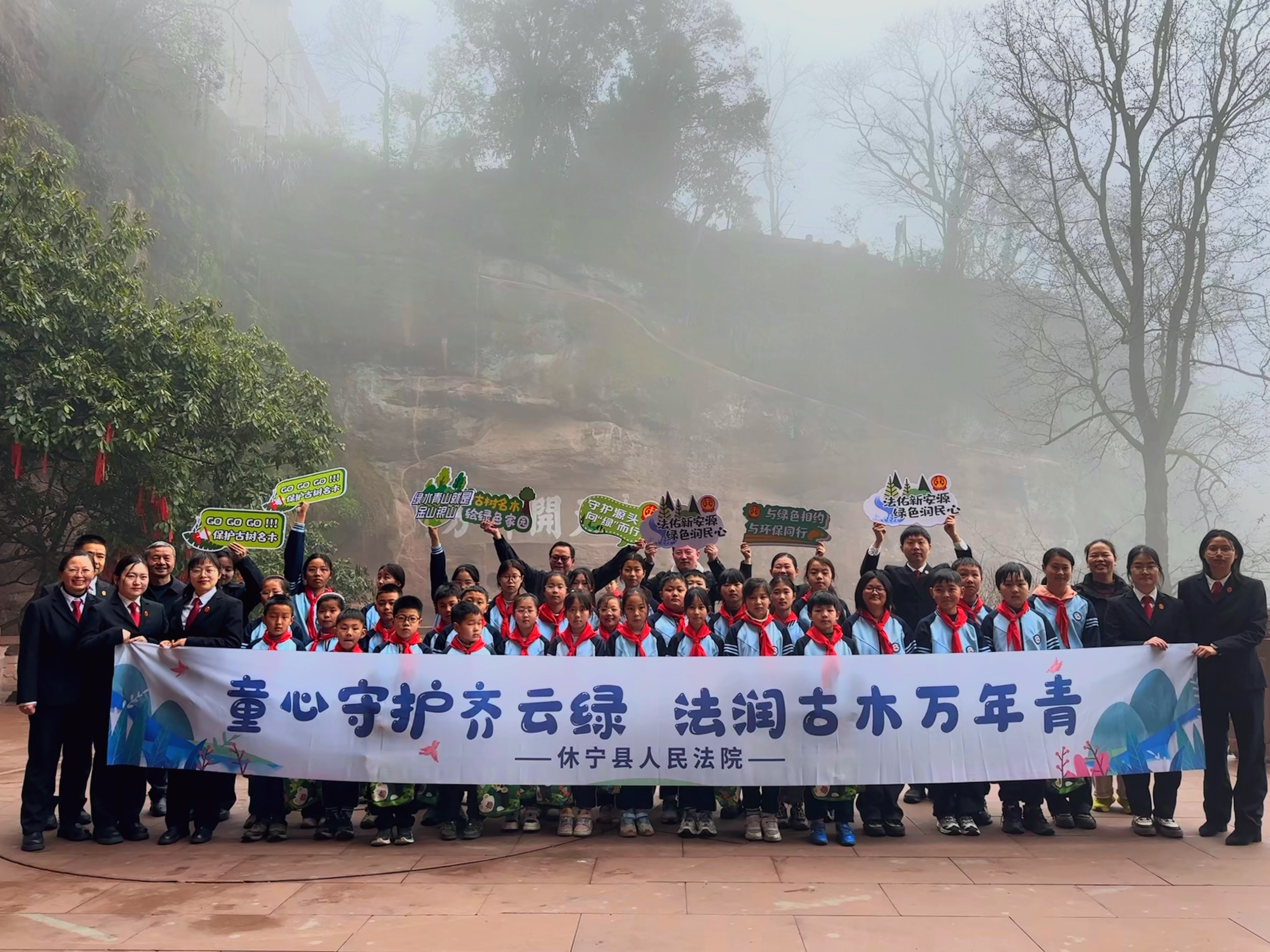 安徽休宁县：和齐云古树来一场绿色“约会”
