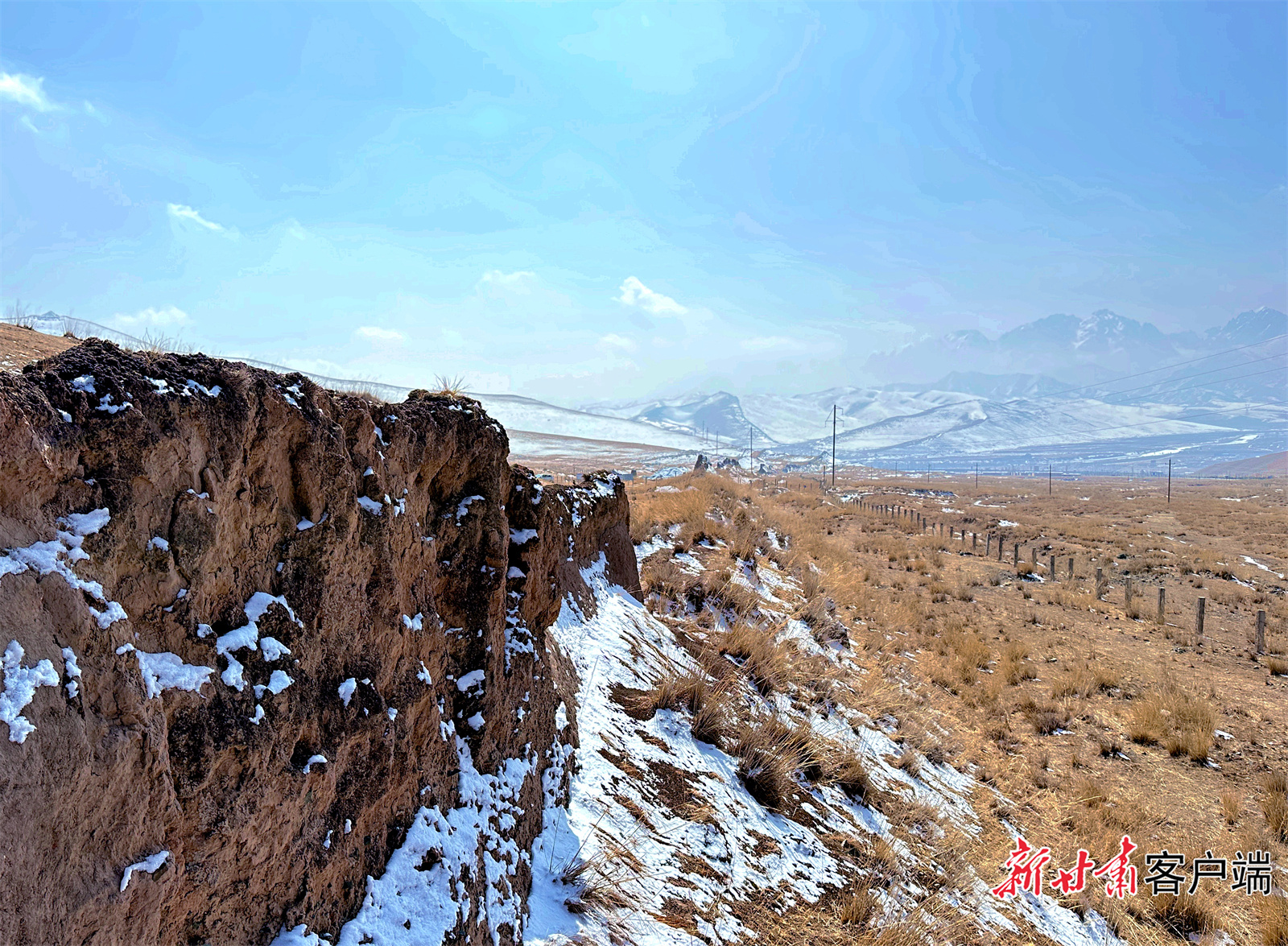 乌鞘岭明长城　新甘肃&middot;甘肃日报记者　金奉乾摄