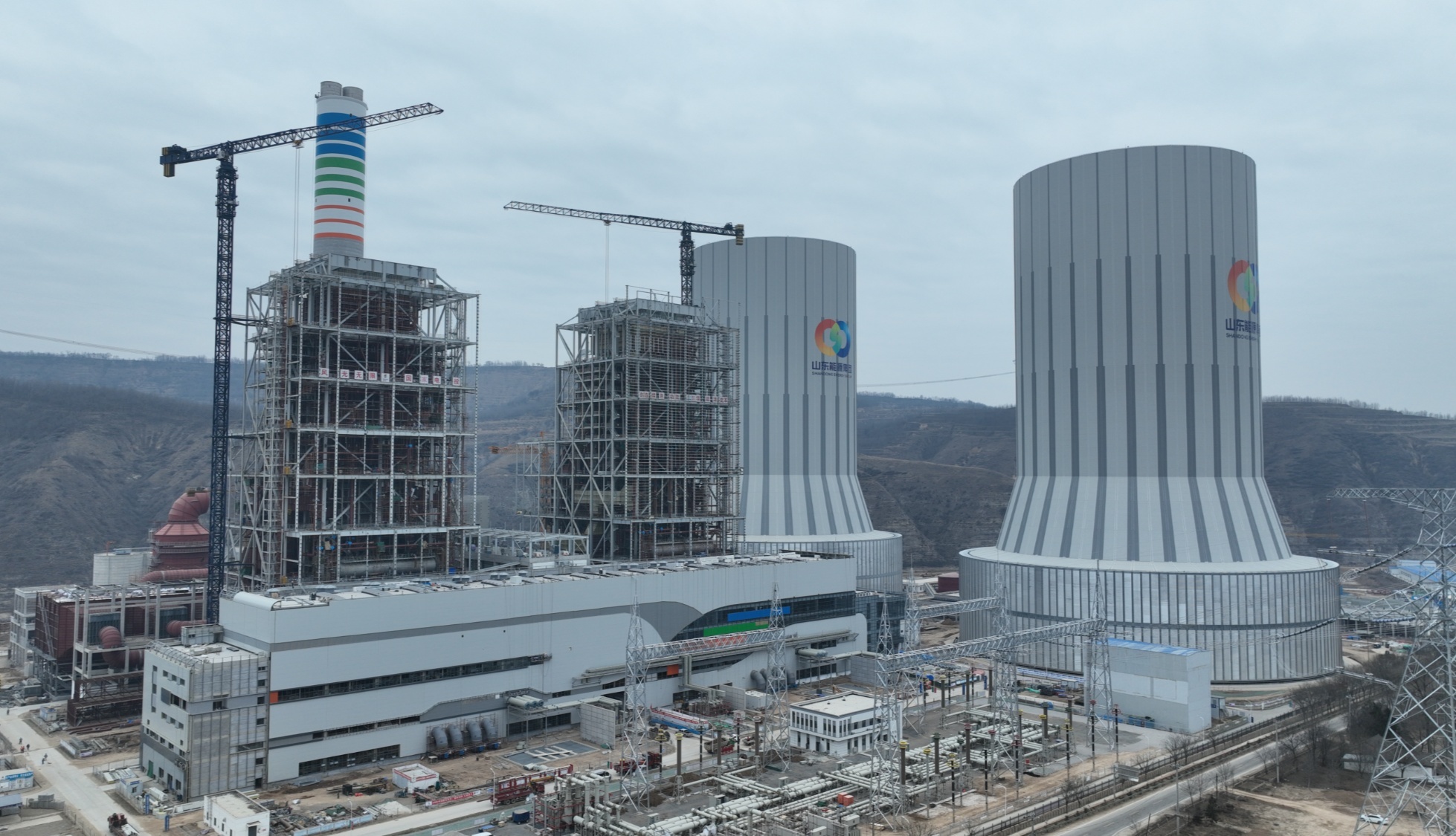 灵台电厂项目(灵台县融媒体中心供图)