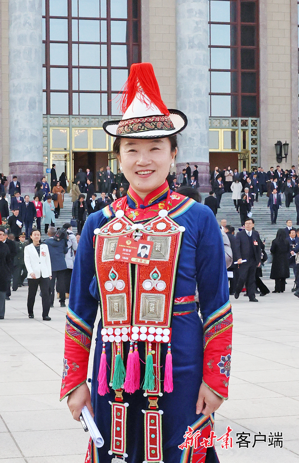 贺颖春委员　新甘肃&middot;甘肃日报记者　田蹊　摄