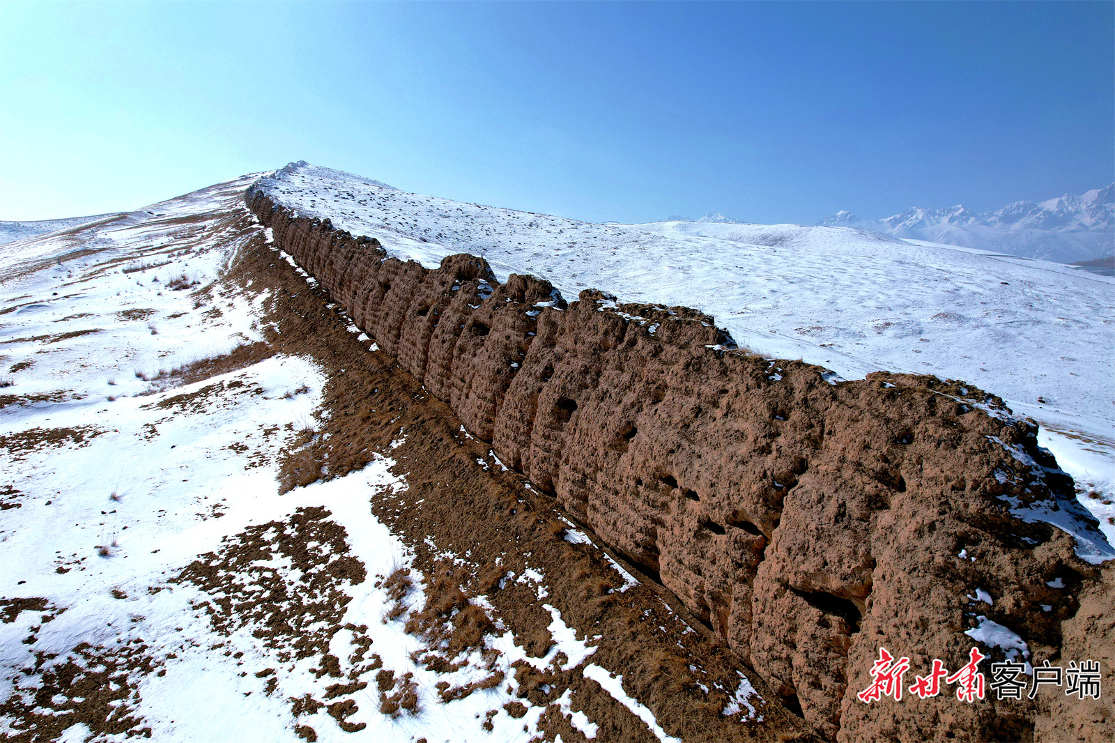 历经数百年岁月沧桑的明长城　新甘肃&middot;甘肃日报记者　金奉乾摄