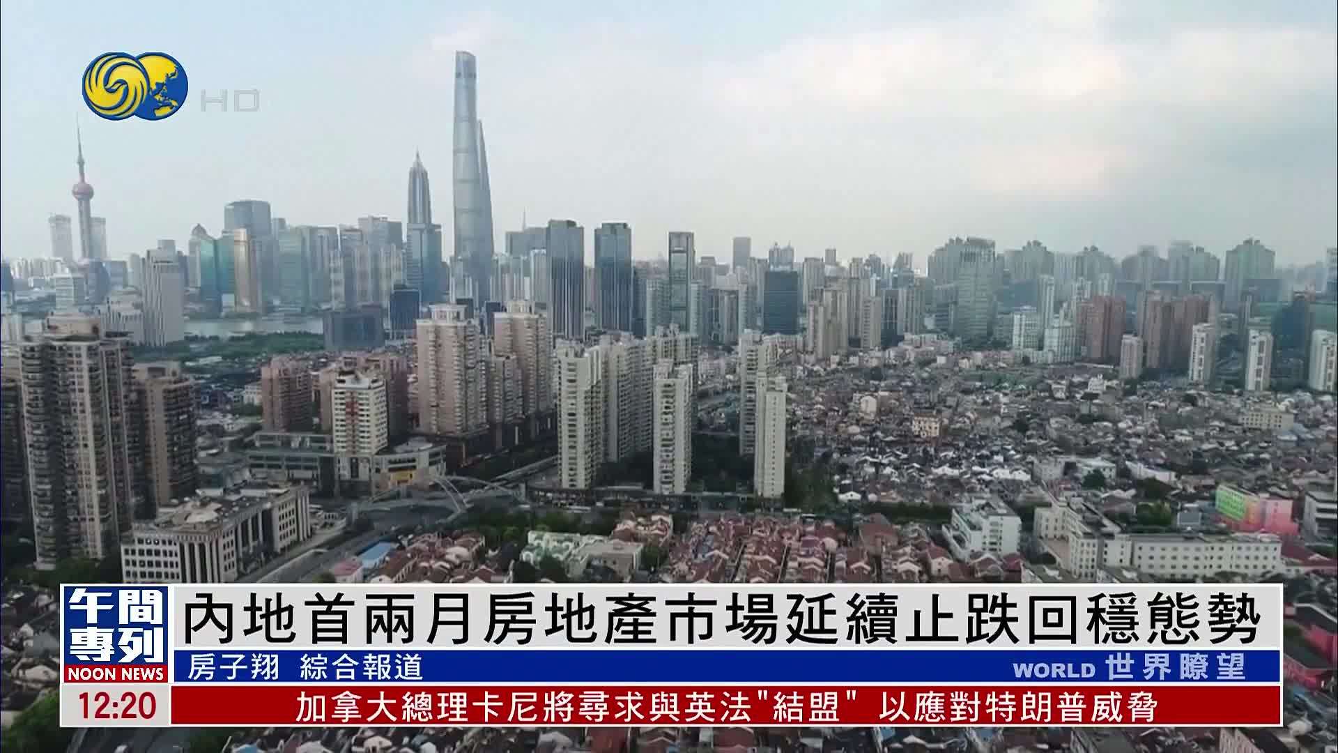 内地2025年首两月房地产市场延续止跌回稳态势