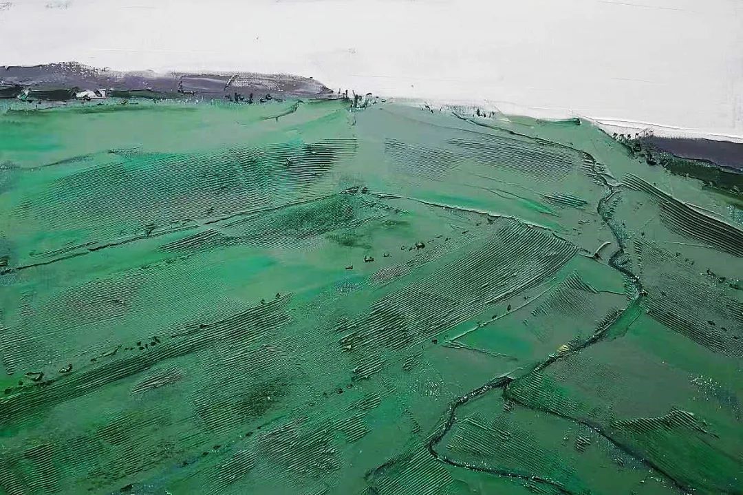 田卫平《北方初春》油画2019年