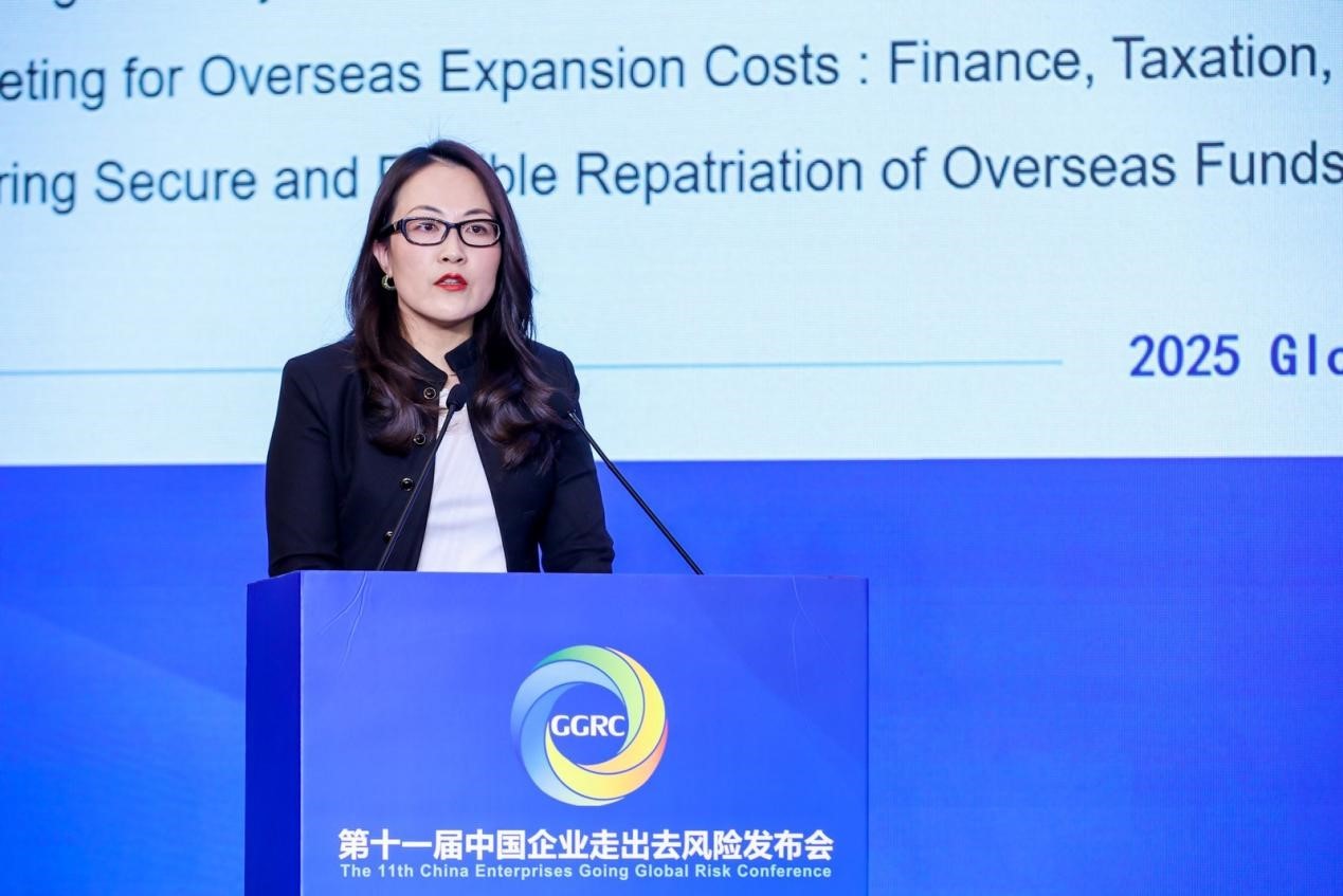 中瀚石林咨询公司合伙人张倩楠发表演讲