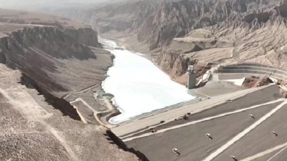 肃州洪水河水库工程10月建成投运　带你直击现场