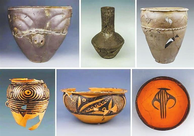 寺洼遗址出土的陶器