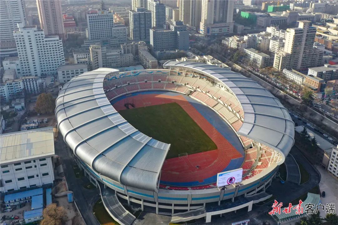 重建后的七里河体育场