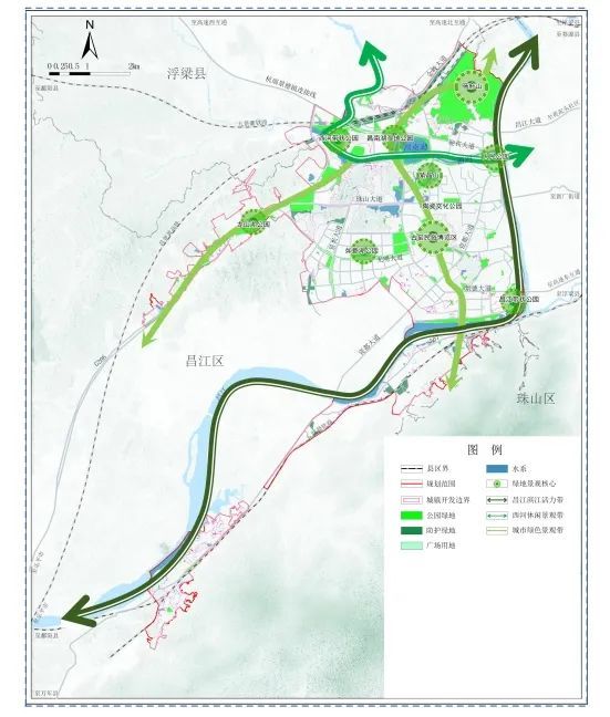 绿地系统规划图