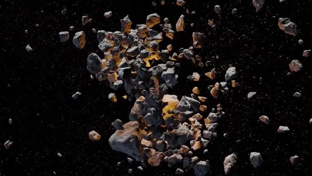 精彩模拟，连续撞击，彻底摧毁小行星