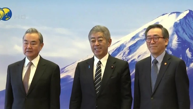 王毅：中日韩六大领域合作迈出新步伐