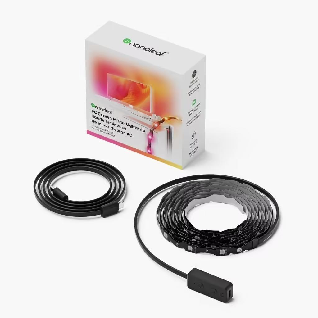 50美元打造光影战场:绿诺Nanoleaf推出屏显同步灯带,升级游戏影音沉浸感