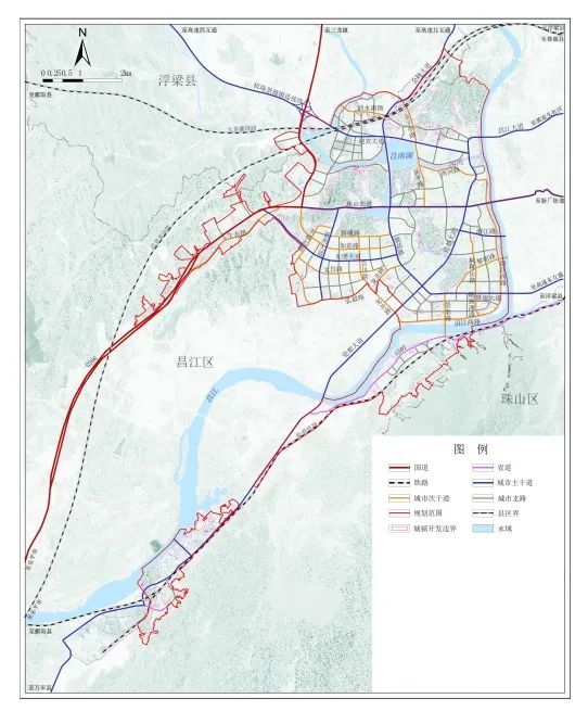 道路交通系统规划图