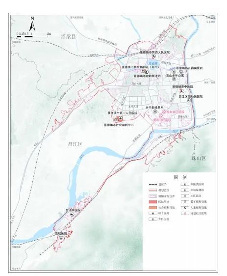 医疗、社会福利设施规划图