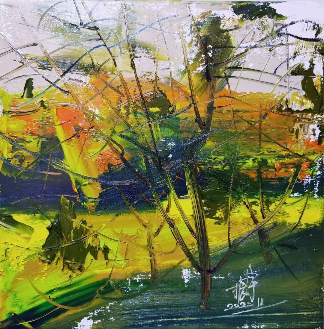 李振宇《春山可望》油画2022年