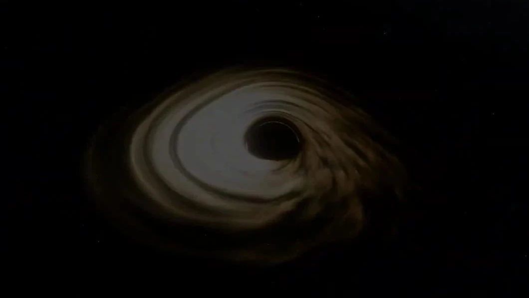 漂亮的模拟，这就是黑洞，好恐怖的