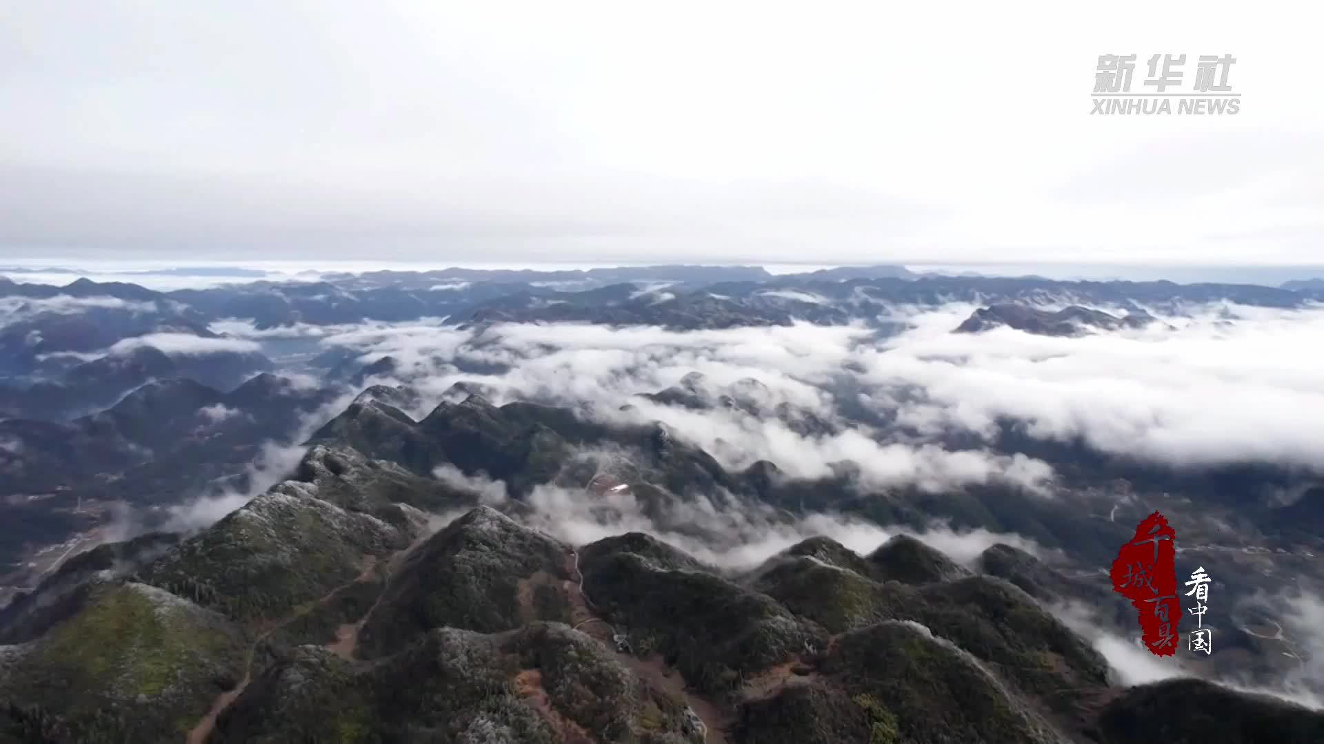 千城百县看中国｜湖北鹤峰：冰花绽春景 演绎别样春光