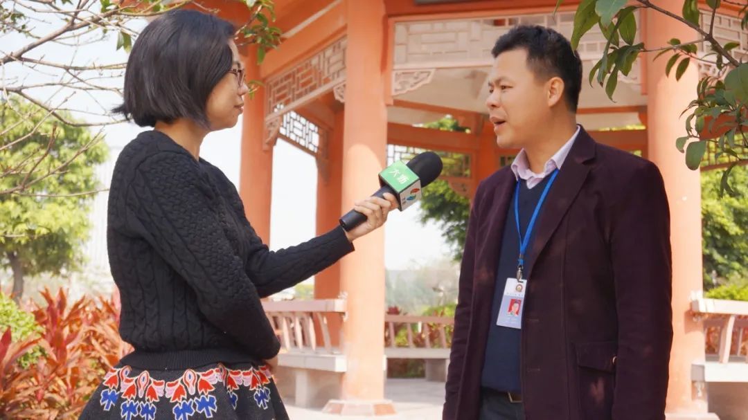 △2016年接受电视台采访