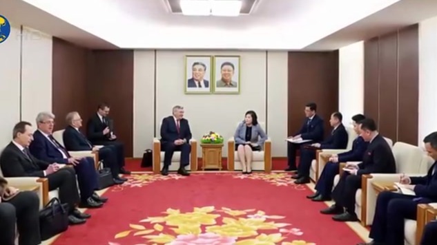 朝鲜外务相会见俄罗斯外交部代表团