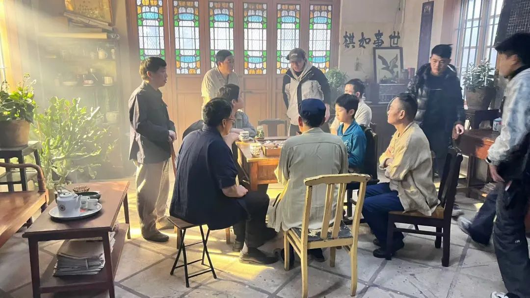 《棋士》剧组在新会区沙堆镇取景拍摄