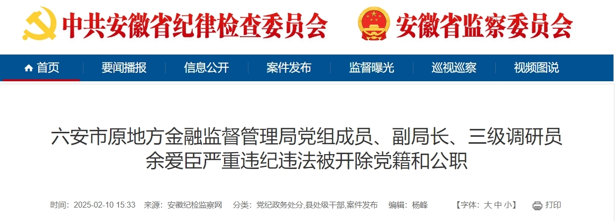 充当黑恶势力保护伞，安徽六安一原副局长被公诉