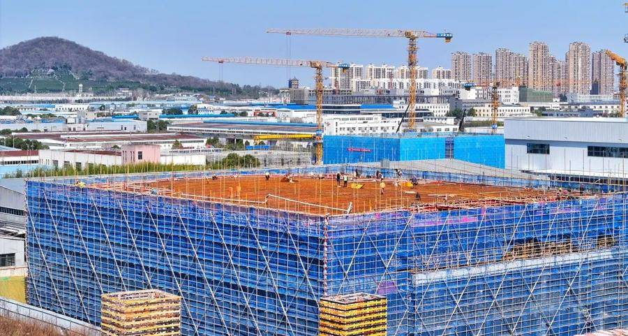 位于运河新城的盛位电子剩余电流保护设备研发生产基地项目正在建设中。陈三虎 摄