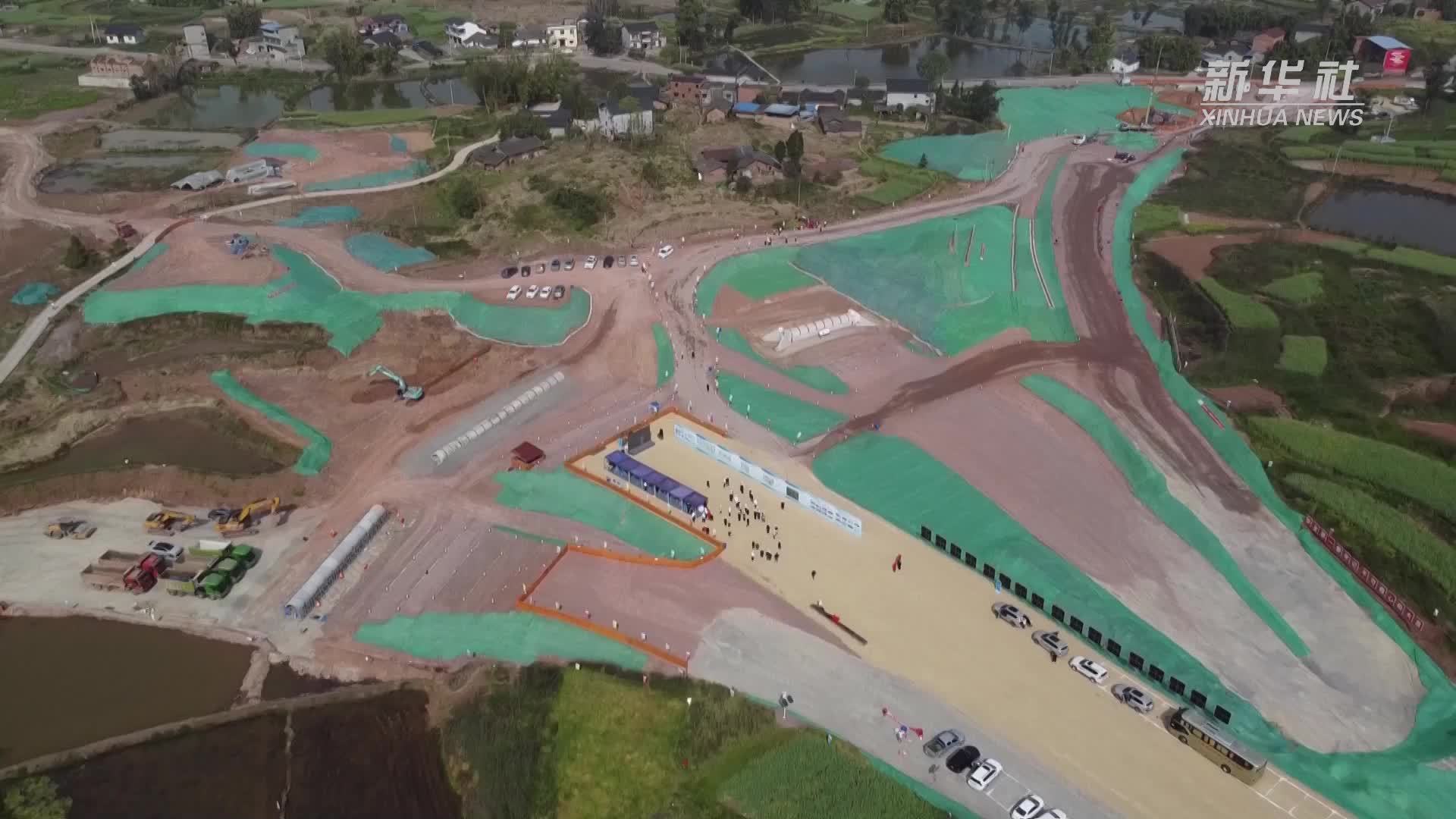 成渝高速公路扩容项目内江段全面开工