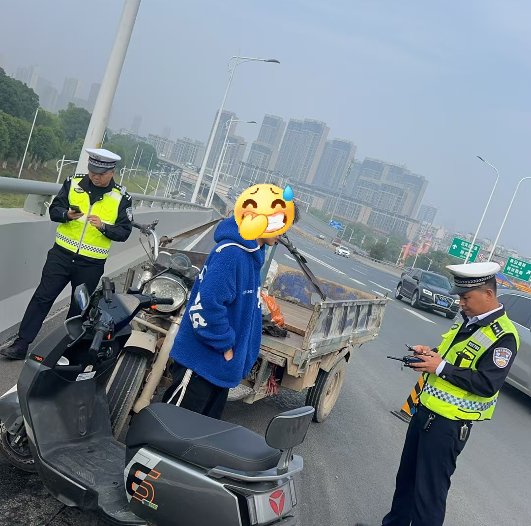 电动自行车、三轮车驶入高架桥梁、快速路?南昌交警严查严处