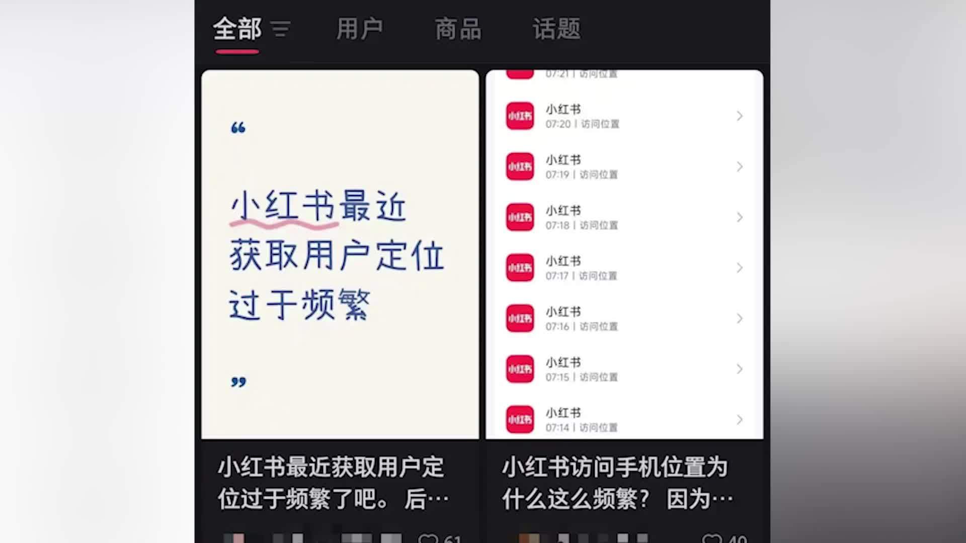 小红书30天访问用户位置信息7万次，客服回应：不会泄漏隐私