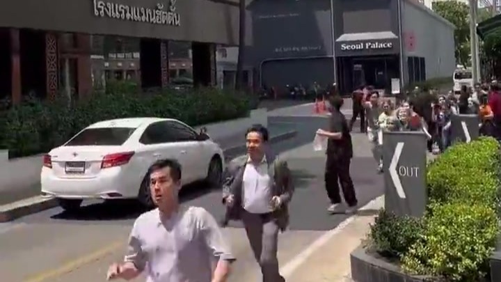 缅甸发生7.9级地震，泰国全国有震感，民众纷纷涌到街上