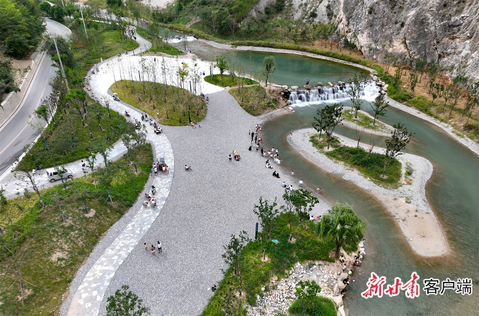 陇南市武都区依托自然风景建设姚寨沟大景区（新甘肃&middot;甘肃日报通讯员　冉创昌　摄）