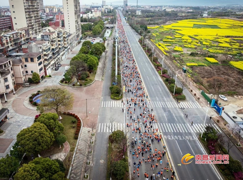 2025南昌安义半程马拉松开跑（图）