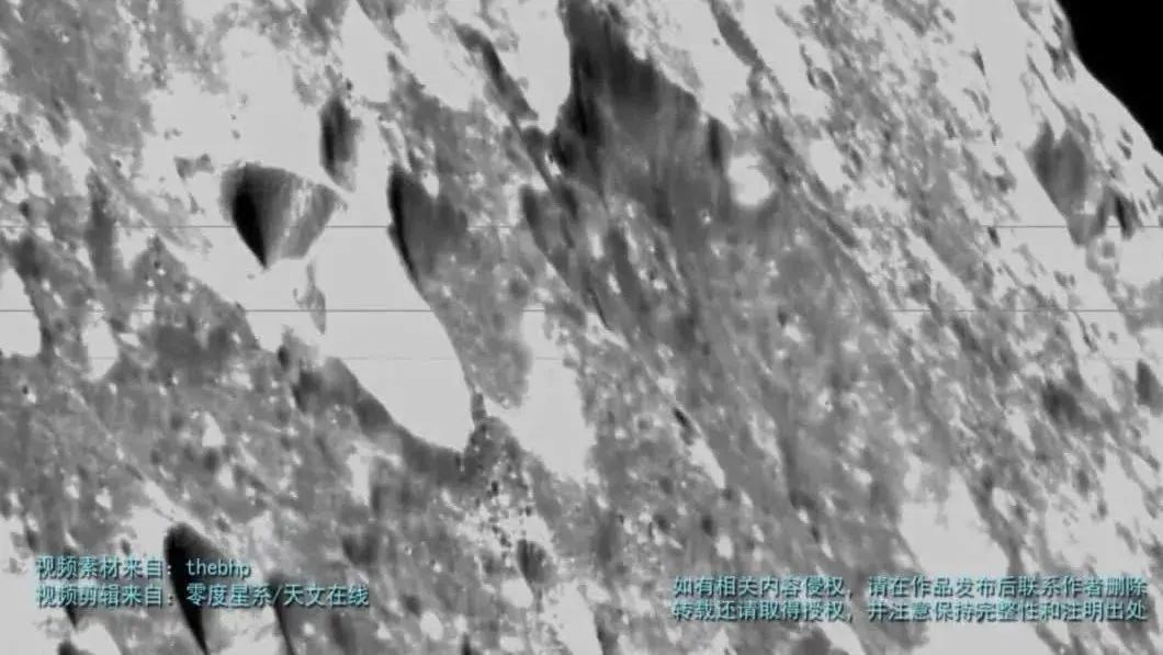 哇，这是人类最新飞船拍摄的，近距离的月球