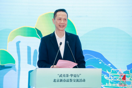 ▲ 海峡两岸茶业交流协会会长 林钟乐